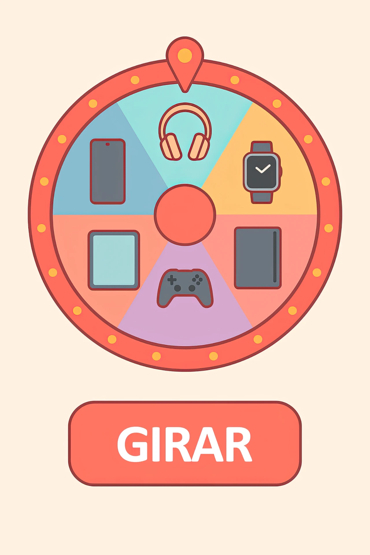 Totem digital com o jogo Roleta